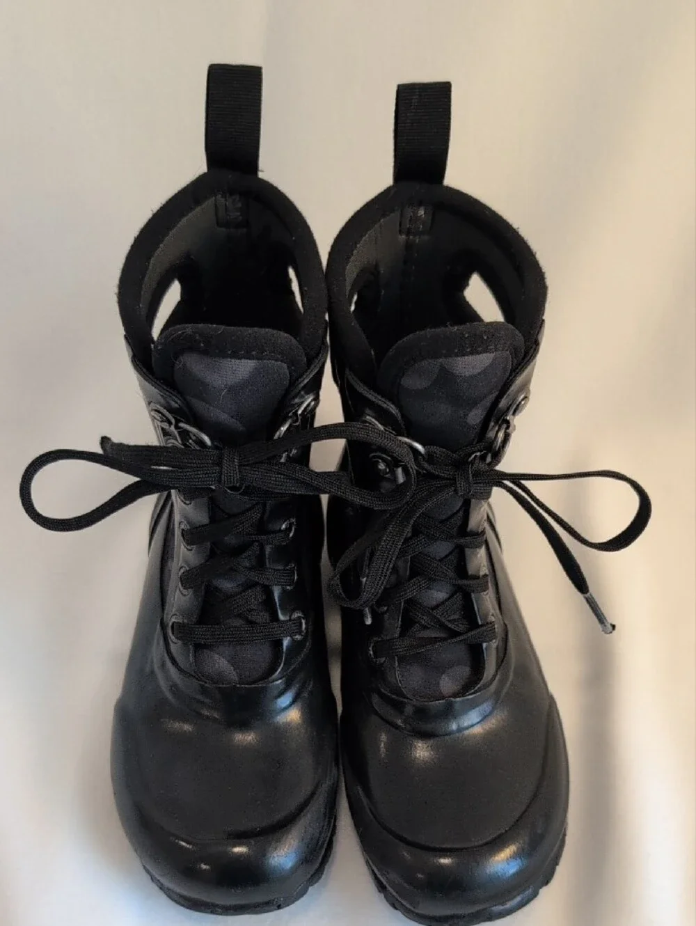 BOGS Kid's Waterproof Black Sidney Lace Boots 10T